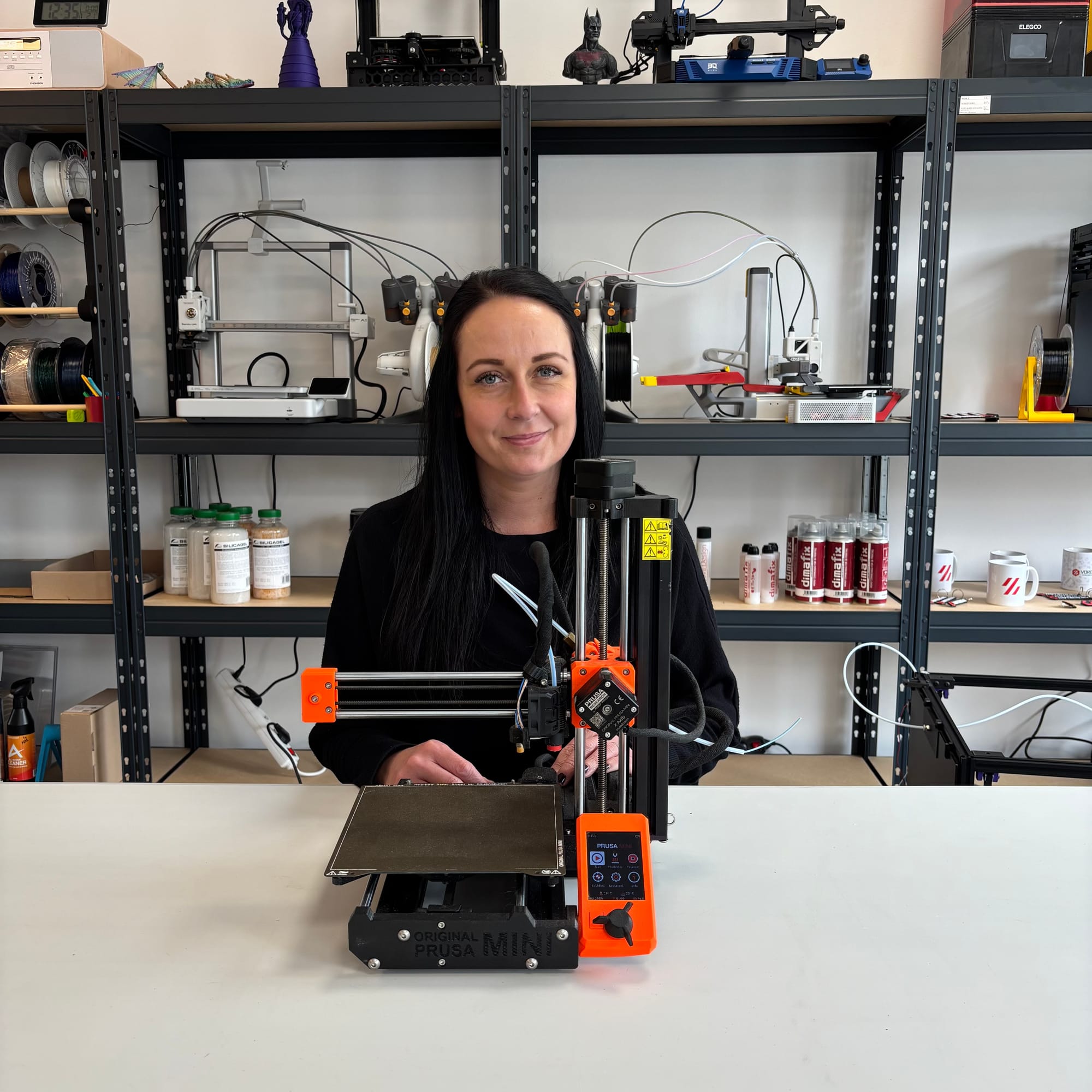 Můj první tisk na Prusa Mini+: Jak jsem se zamilovala do 3D tisku