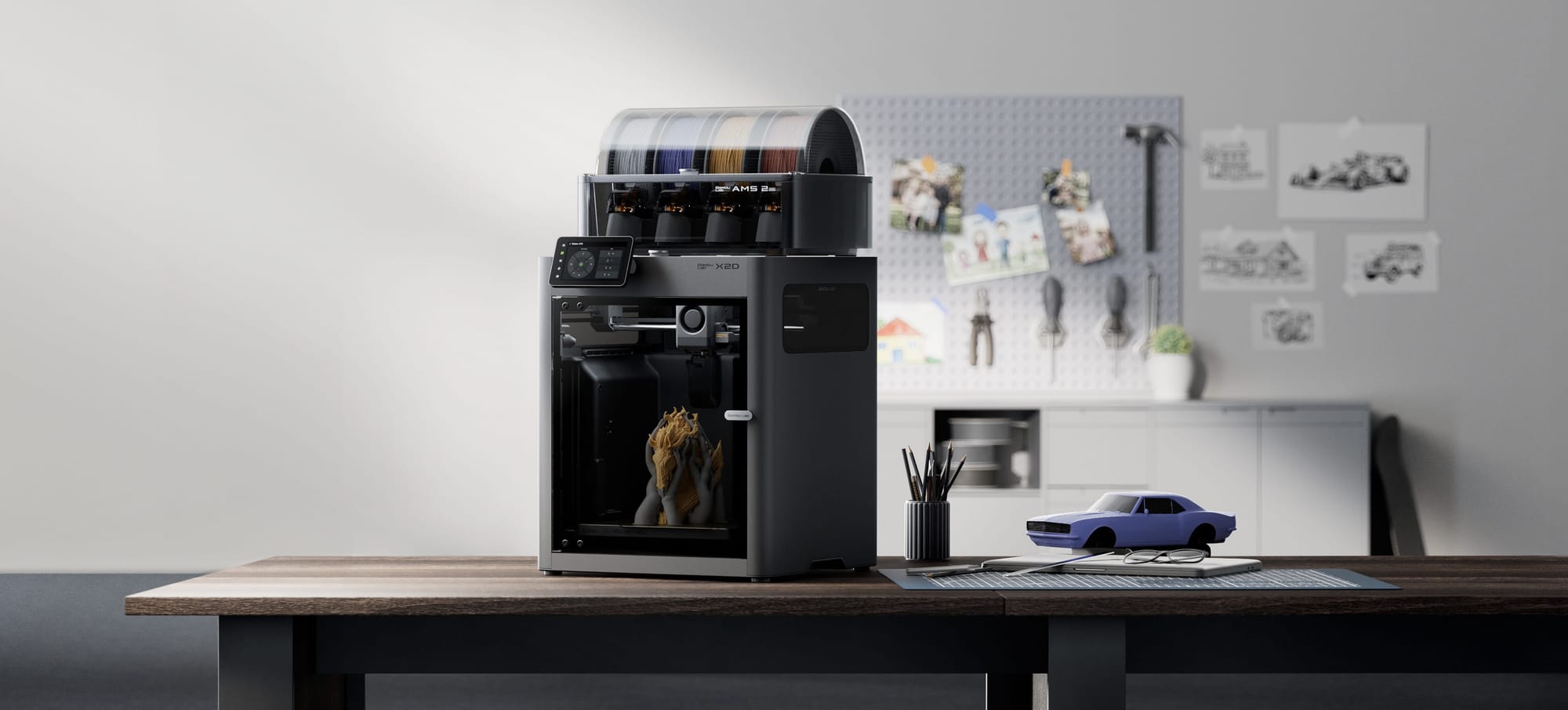 Bambu Lab X2D: komu dává smysl, komu ne a jak si stojí proti P2S a H2D